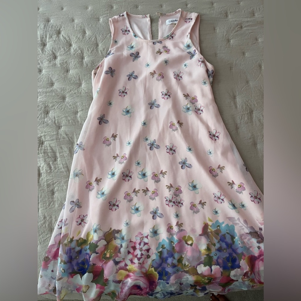Calvin Klein pink dress